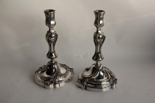 Paire de bougeoir style Louis XV rocaille (67195)