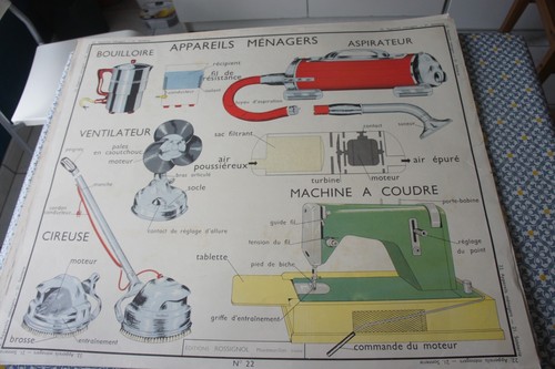 Ancienne affiche scolaire - ancienne,