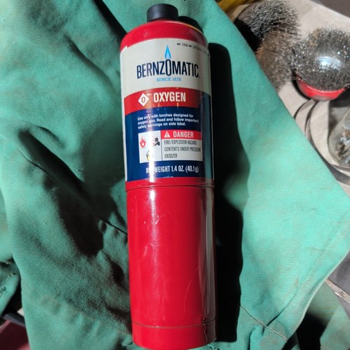 Bernzomatic oxygen cylinder - bernzomatic,