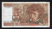 Francs berlioz 6 1977 - 10,