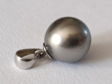 Pendentif Argent Massif & Perle 1,6 g Bijoux Vintage