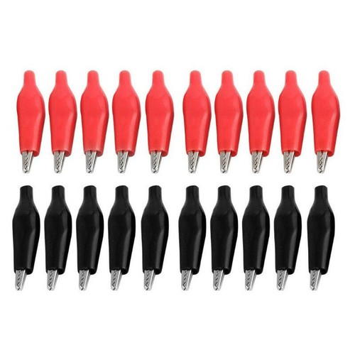 10pcs rouge noir plastique - 10pcs,
