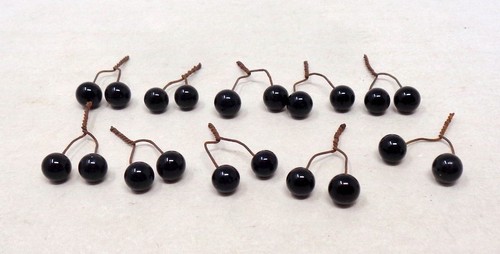 Lot paires yeux sulfure - 10, en