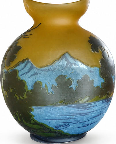 Vase art nouveau style gallé - vase,