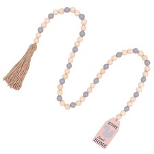  Guirlande de perles de bois