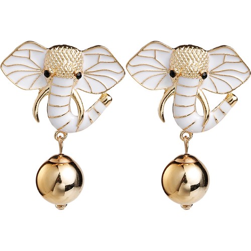 Boucles oreille elephant tour - boucles,