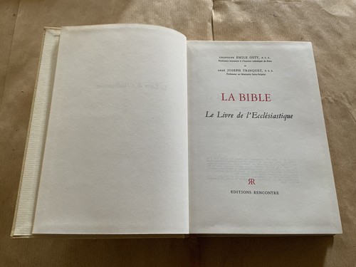 Bible osty livre de - osty,