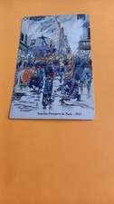 CPA  ILLUSTRATEUR PIERRE  ALBERT  LEROUX  LES  POMPIERS DE  PARIS  1902