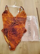 MAILLOT DE BAIN FLEURS 1PIECE LISE CHARMEL TAILLE FR100B SIZE EU85 US/UK38 NEUF