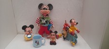 Lot mickey ancien Walt Disney culbuto Pouet jouet à tirer