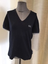 Tres beau et authentique tee shirt coton noir Dolce & Gabbana M tbe