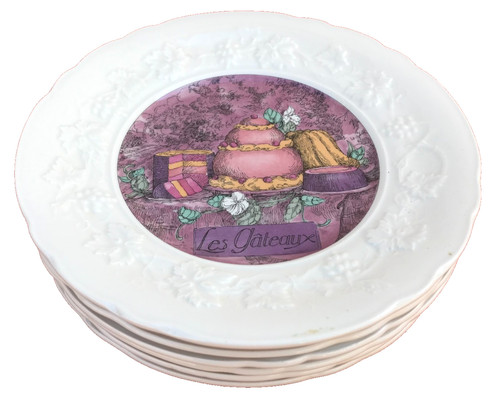 Assiettes dessert - 6,