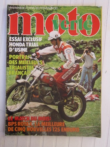 Moto verte match - n°, 41