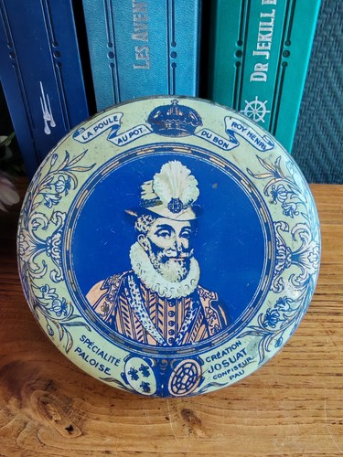 Boîte métal vintage - boîte, en