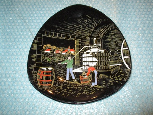 Assiette faïence noire - assiette,