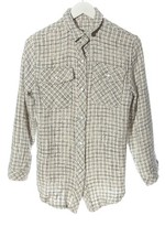 Veste mi-saison Dames Veste T EU 36 blanc cassé-gris clair style décontracté