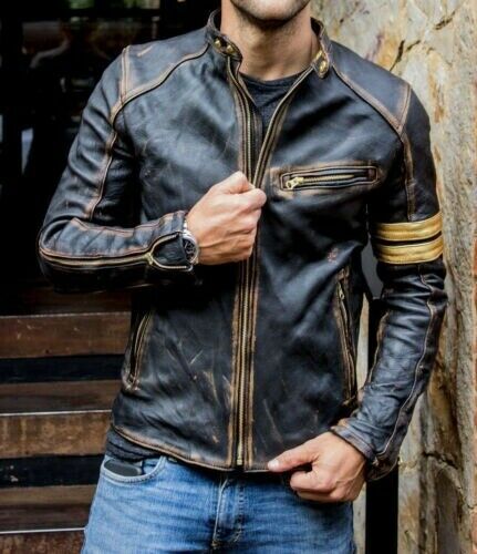 Clara veste cuir motard - clara, café