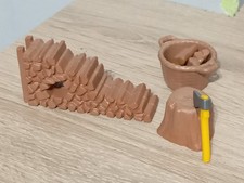 PLAYMOBIL TOCON HACHE BOIS