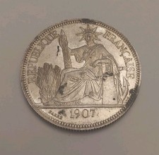 Piece 1907 Indochine Francaise