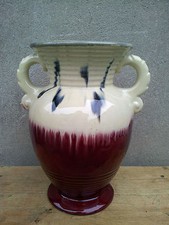 Pot en barbotine art déco