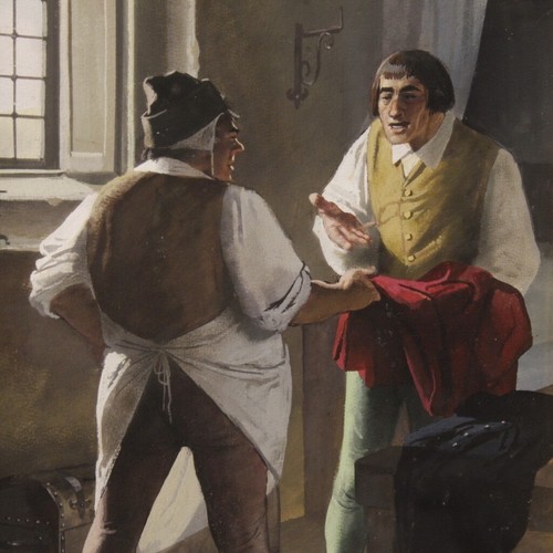 Tableau peinture scène