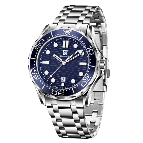 Montre quartz acier pour - quartz,