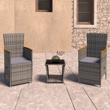 Salon de Jardin 3 pcs avec