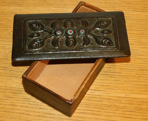 Vintage ancien boite bijoux - ancien, à