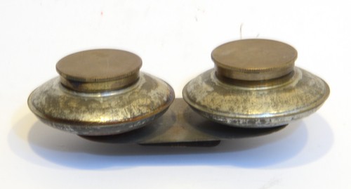 Ancien encrier original - original, double