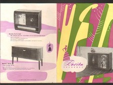 Tract Publicitaire / MOBILIER "ROSITA / TONMOBEL" vers 1950 (ALLEMAGNE)