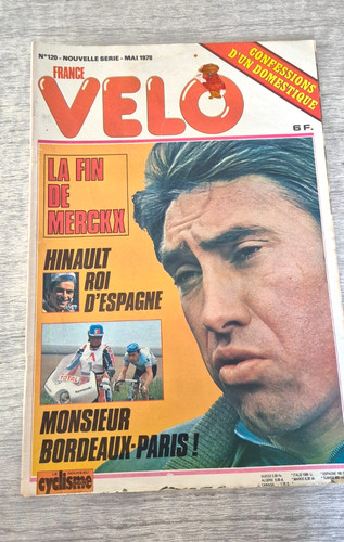Journal vélo fin merckx - vélo, de
