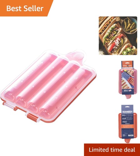 High quality red hot dog - hot,