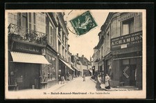 CPA Saint-Amand-Montrond, Rue Sainte-Barbe 1908 