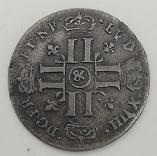 Quinzain aux 8 L de Louis XIV 1693 Aix ( 2.06 grammes )