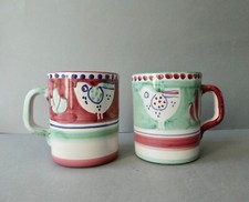 2 mugs en céramique Vietri