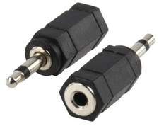 Adaptateur jack 3.5mm mono male et jack femelle 3.5mm stereo