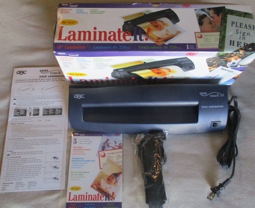 NIB GBC no heat 10" laminator