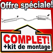 Ligne pot d'échappement pour