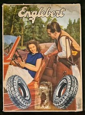 RARE carton publicitaire pneus