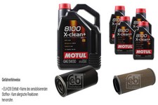 FEBI BILSTEIN Inspection Set 9L Motul 8100 X-Clean+ 5W30 Pour VW LT 40-55 I