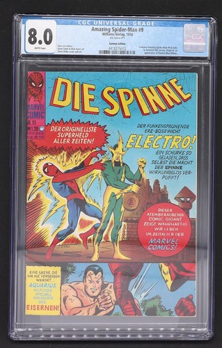Amazing spider man cgc 8 - amazing, #9