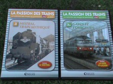 lot 2 DVD /TRAINS/2 DVD ATLAS/NR3 ET 3BIS/MISTRAL /ET GARES