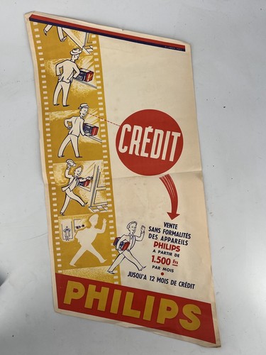 Rare affiche publicitaire - rare,