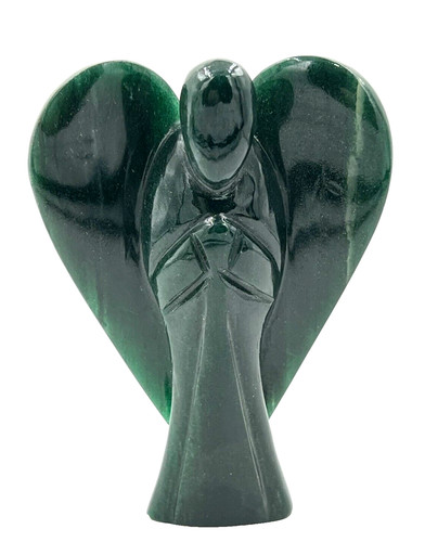 2cm aventurine ange statue - 10.2cm,