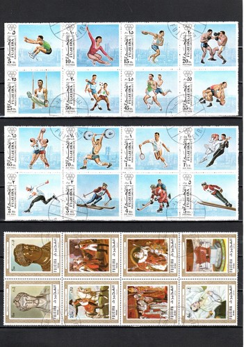 Fujeira lot 107 timbres - de,