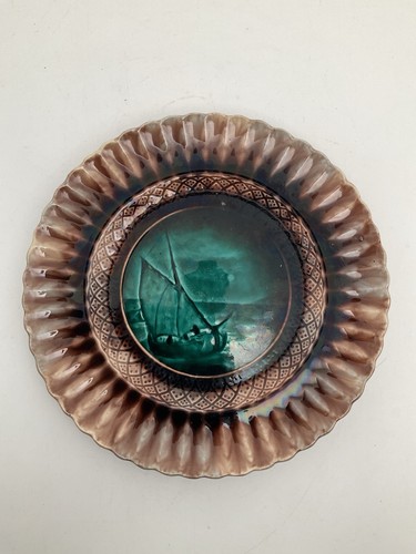 Faïence rubelles assiette - faïence,