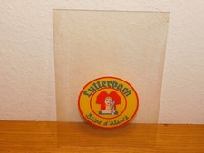 vintage PLAQUE en plexiglas biere D'ALSACE de LUTTERBACH alsacien bistrot LOGO