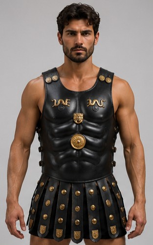Déguisement gladiateur noir