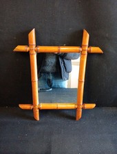 Ancien miroir cadre bois