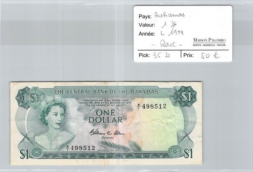 Billet bahamas 1 dollar - -,